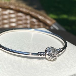 Pandora Pattern Of Love Bangle